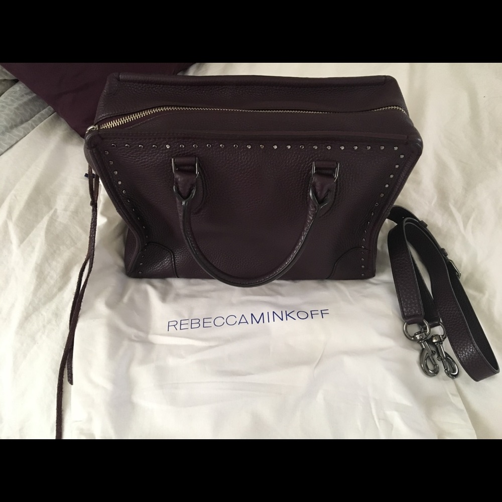 Rebecca minkoff dark plum handbag